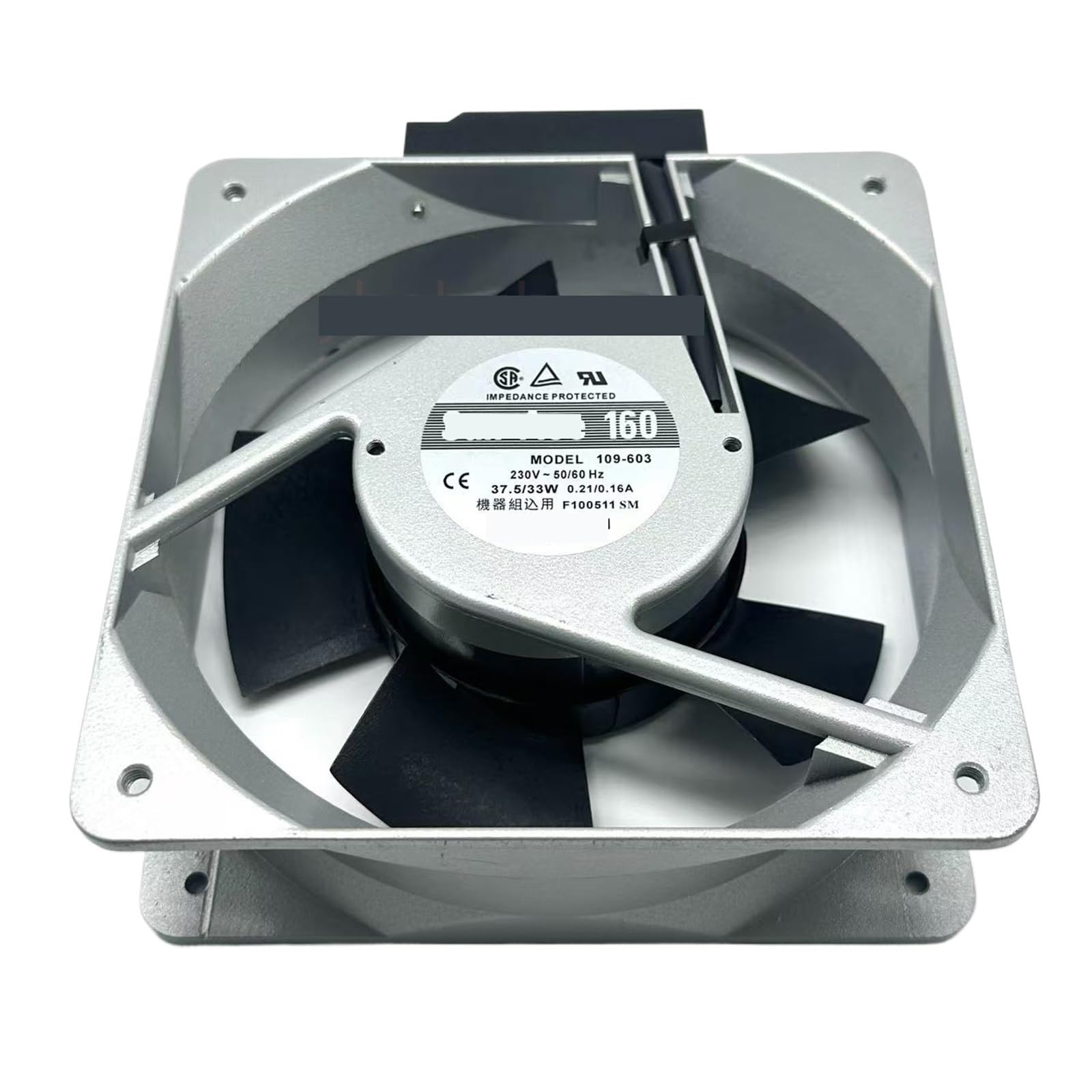 YMUGUEGH 109-603 AC 230V 37.5W 160x160x37.5mm Server Cooling Fan
