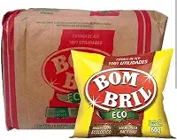 Esponja de Aço, Bom Bril Fardo com 14 Pacote, 60g, Embalagem Ecológica, Multiuso para Limpeza