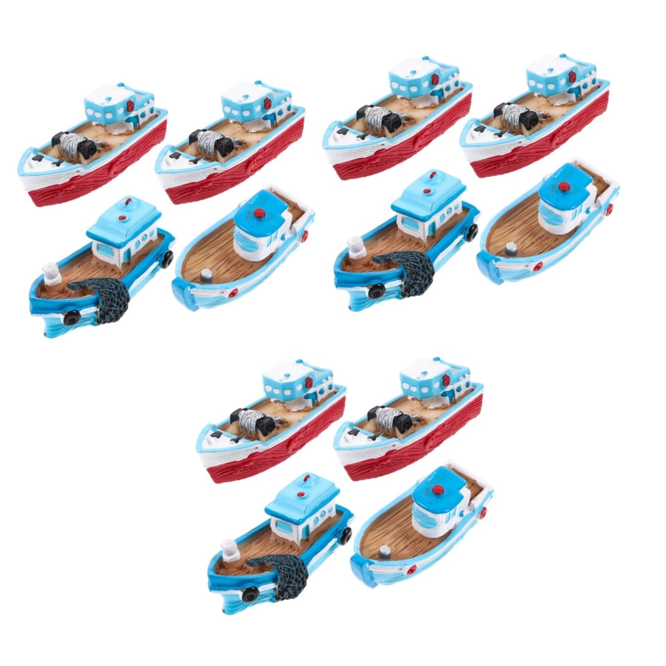 TOYANDONA Miniatur-segelboot-modellornament Kleine Segelboot-Dekoration
