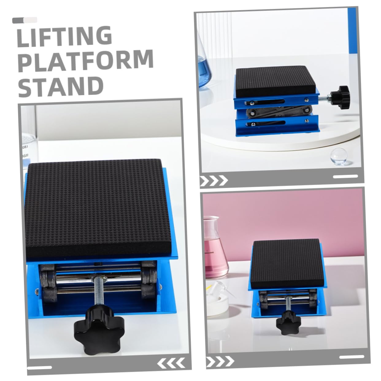 10kg Sollevamento Regolabile Con Antiurto Capacità Superficie Antiscivolo Strumento Versatile Per Esperimenti e Lavorazioni
