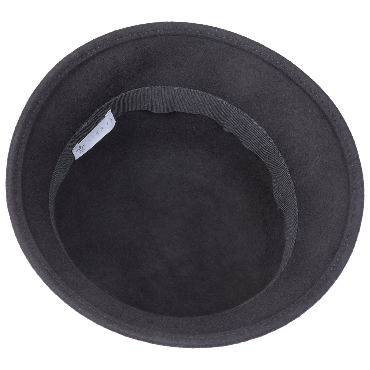 LIERYS Glockenhut Damen Made in Italy Filzhut 100% Wolle Handmade Ripsband Schleife Herbst Winter