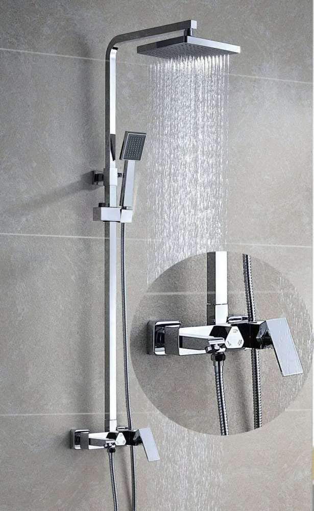 Juego de ducha de baño Baño multifunción Ducha de lluvia Cabezal de ducha de agua Ducha de mano Lluvia Riego automático Ducha de pared Sistema de ducha