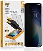 BUFF LABS 5D Privacy EasyFit 2 Pieces Easy Application Apparatus Screen Protector Tempered Ghost Screen Glass iPhone 17 iPhone 17 Pro iPhone16 Pro