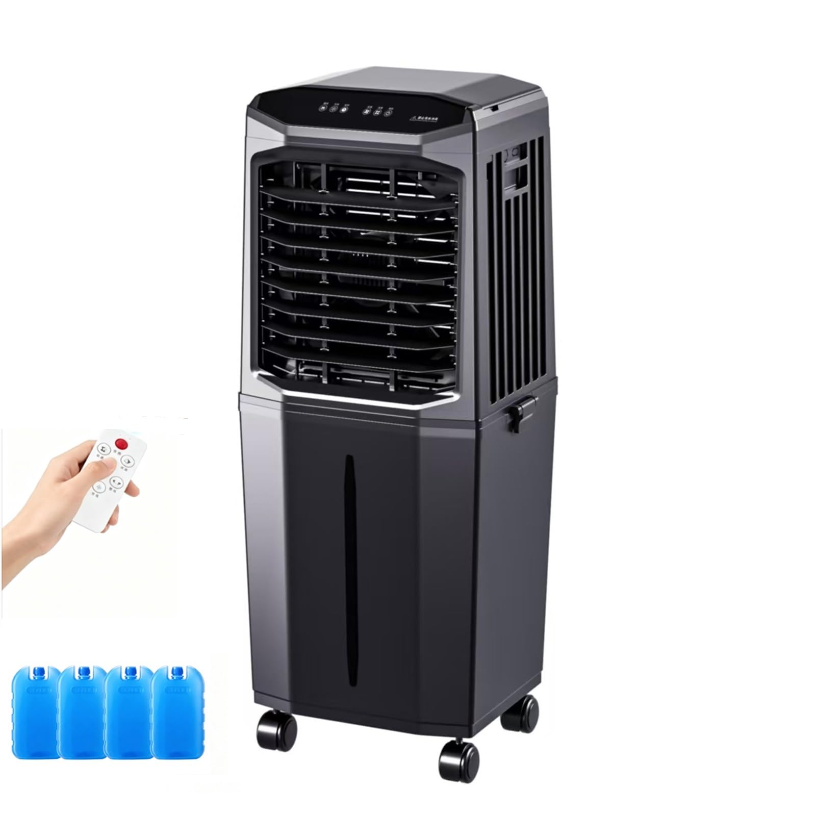 Detachable Evaporative Air Cooler with Remote, 16Gal Tank, Swamp Cooler