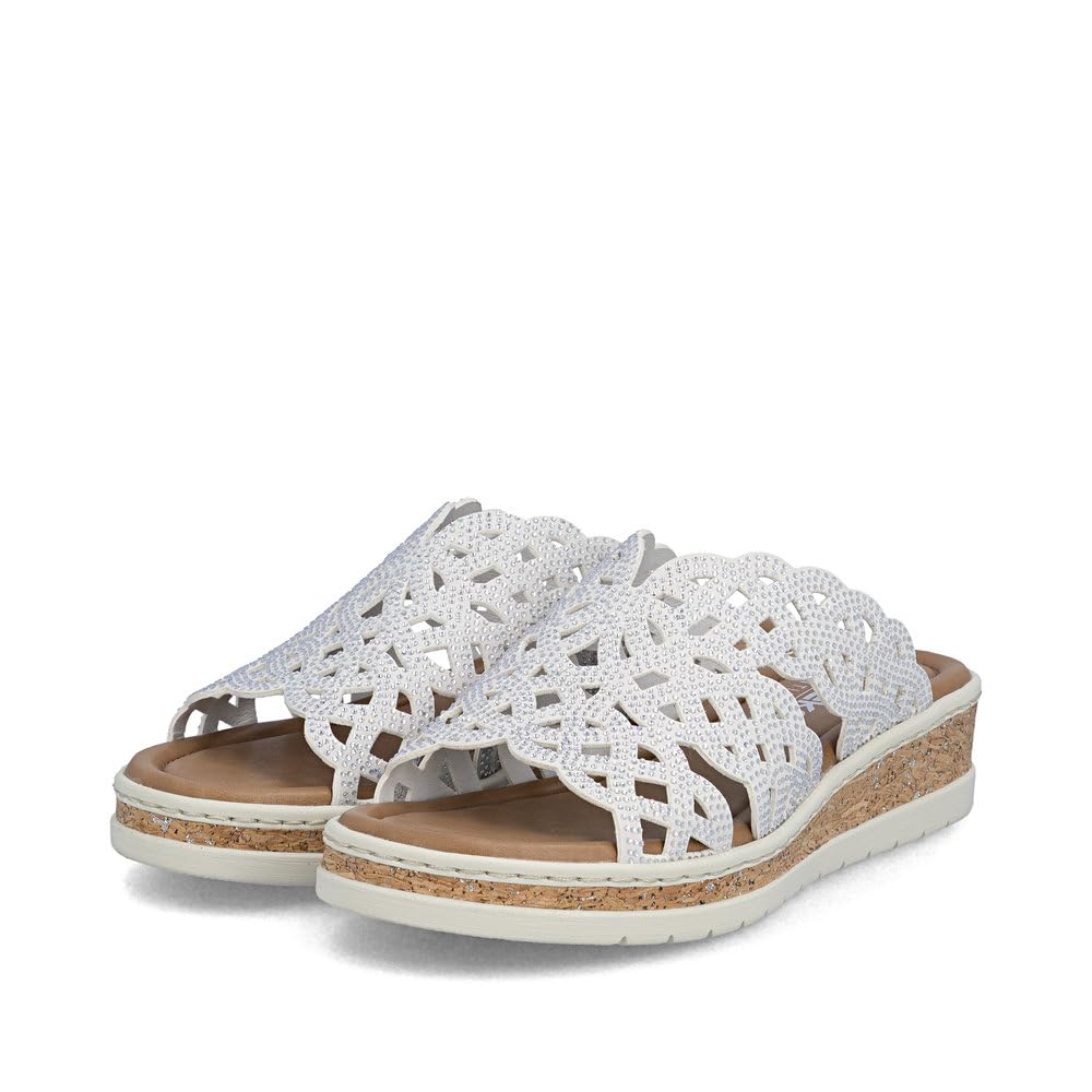 Rieker Damen Keilsandalen V4189, Frauen Sandalen