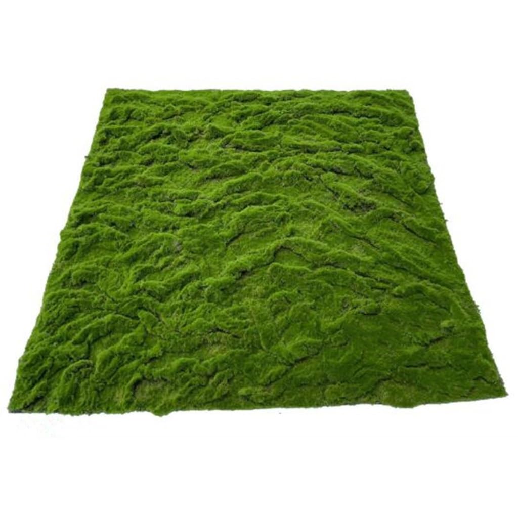 Waterproof Artificial Moss for Gardens - Lush Faux Moss Sheets for Wall Decor, Planters, and Landscaping Projects(1 Size)