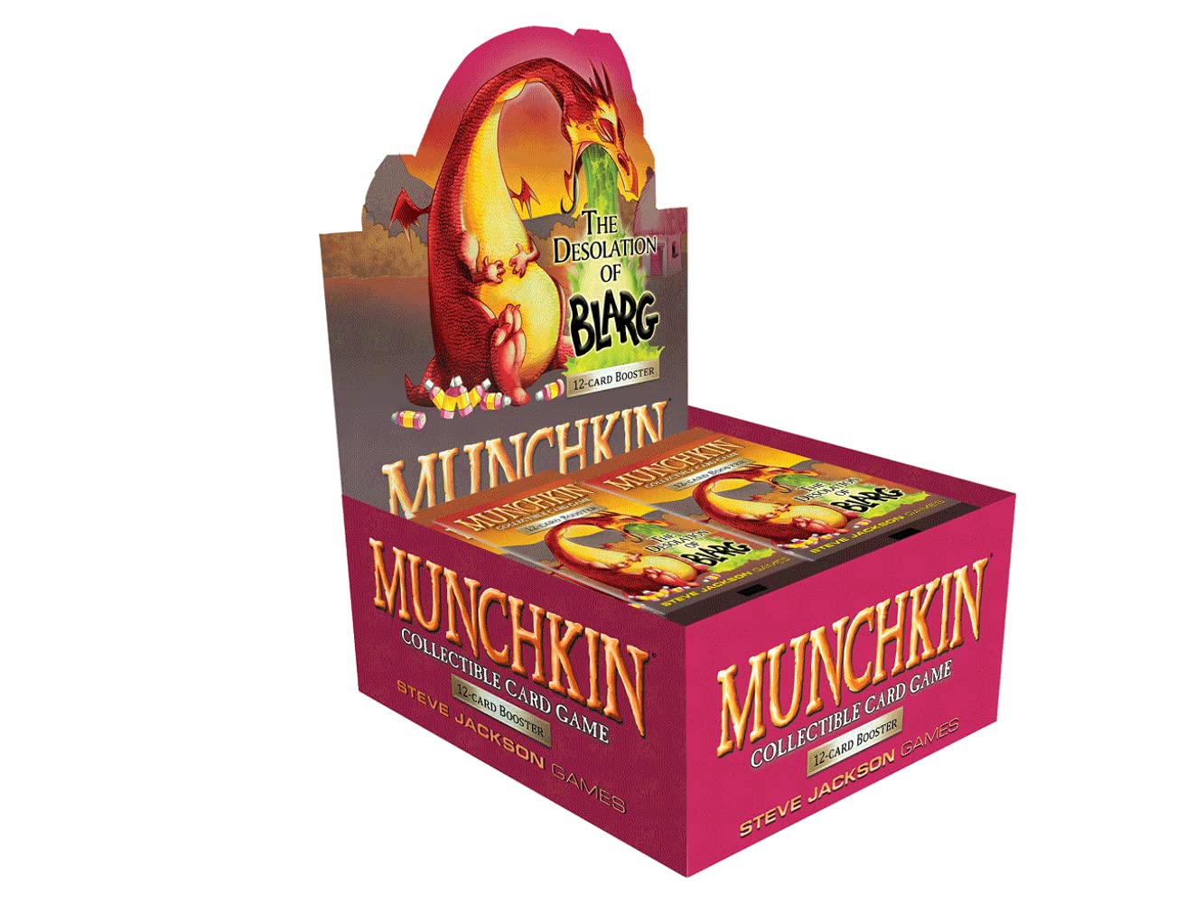 munchkin booster box Amazon.com: Munchkin Collectible Card Game Series 2 Booster Box: The  Desolation of Blarg