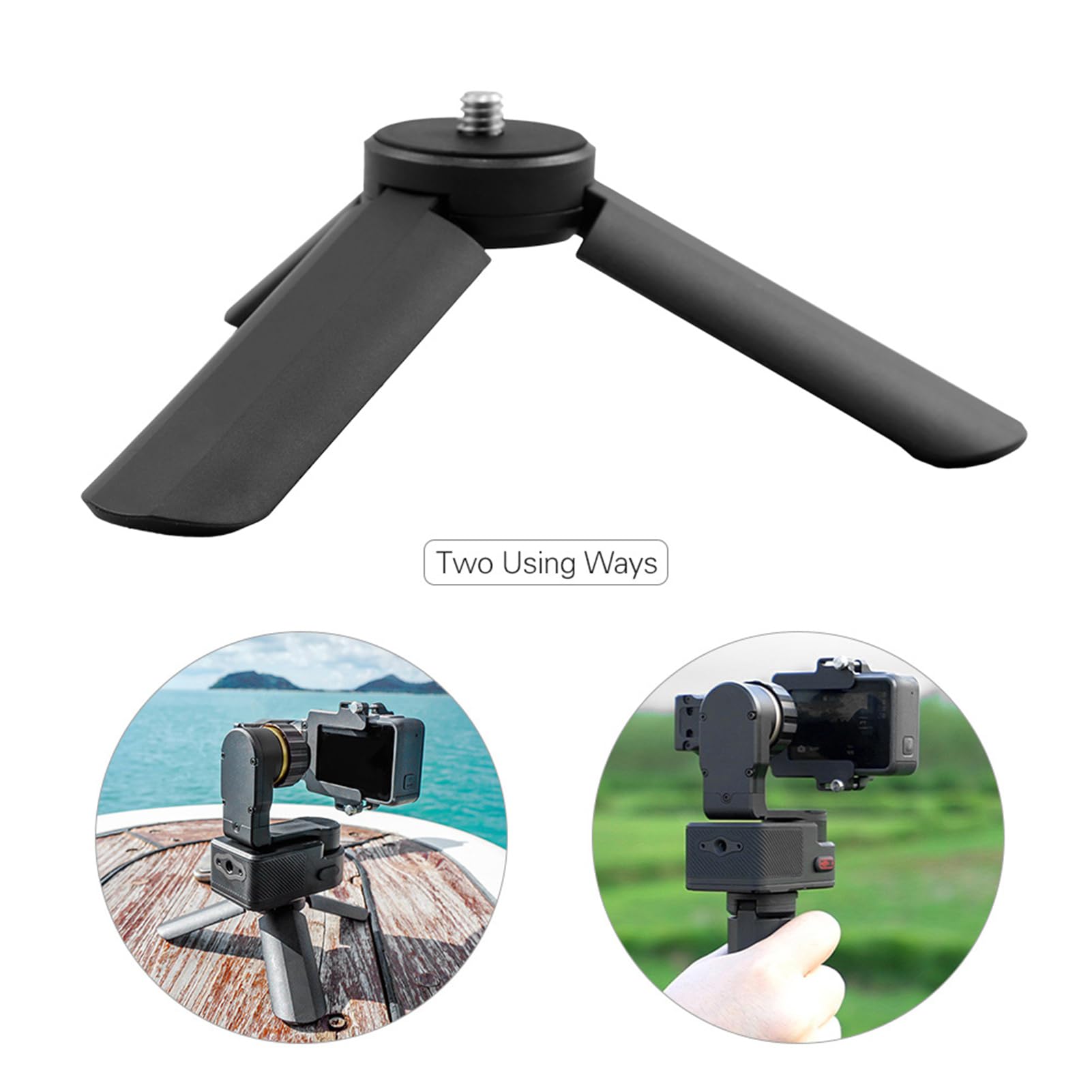 Andoer Portatile pieghevole Time Lapse fotografia staffa Mini Gimbal treppiede per FeiyuTech