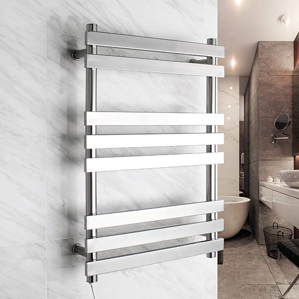 Heated Towel Rail- Heated Towel Warmer,Wall Mounted Electric Heated Clothes  Drying Rack Square Tube Stainless Steel Straight Drying Rack Home  decorCommodity Code: MJJDR-203 OUZHJZD : Amazon.ca: Home