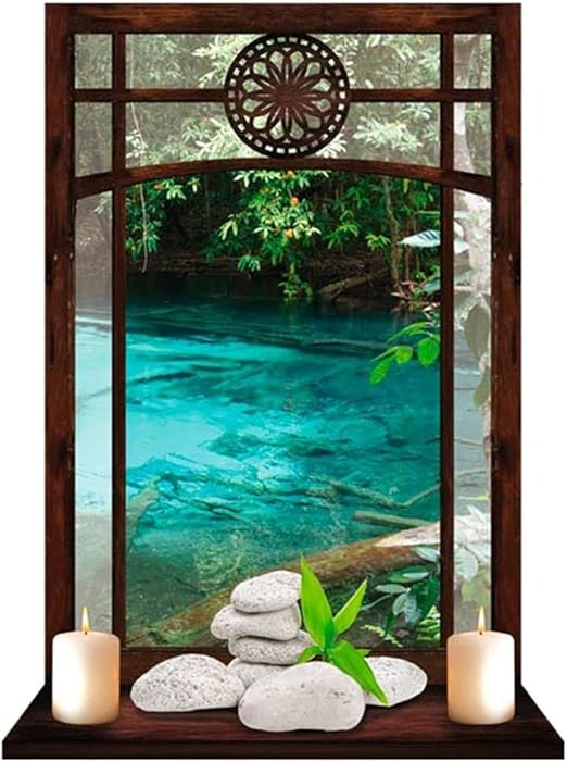 Sticker Mural Zen Trompe l il Amazon.fr Bricolage