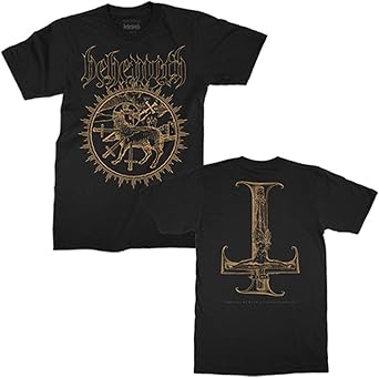 Behemoth Mens Goat/Inverted Cross T-Shirt Black S
