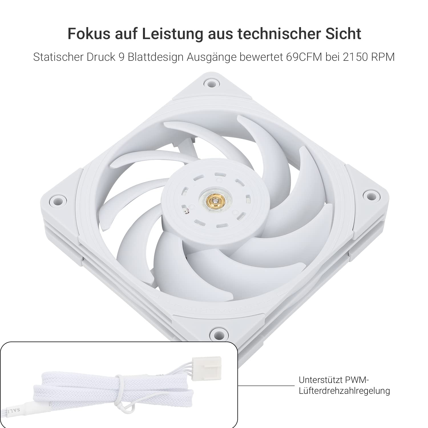 Ventola PC Thermalright TL-K12 120mm - PWM, 2150 RPM, Cuscinetto S-FDB, Nero - Foto 13