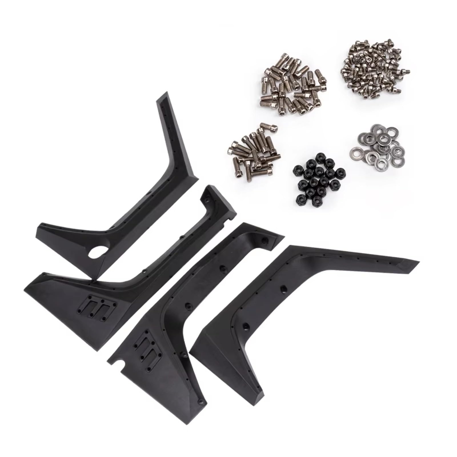 Per Axial Per SCX10 1/10 RC Set Di Sopracciglia Per Ruota Angry Grille