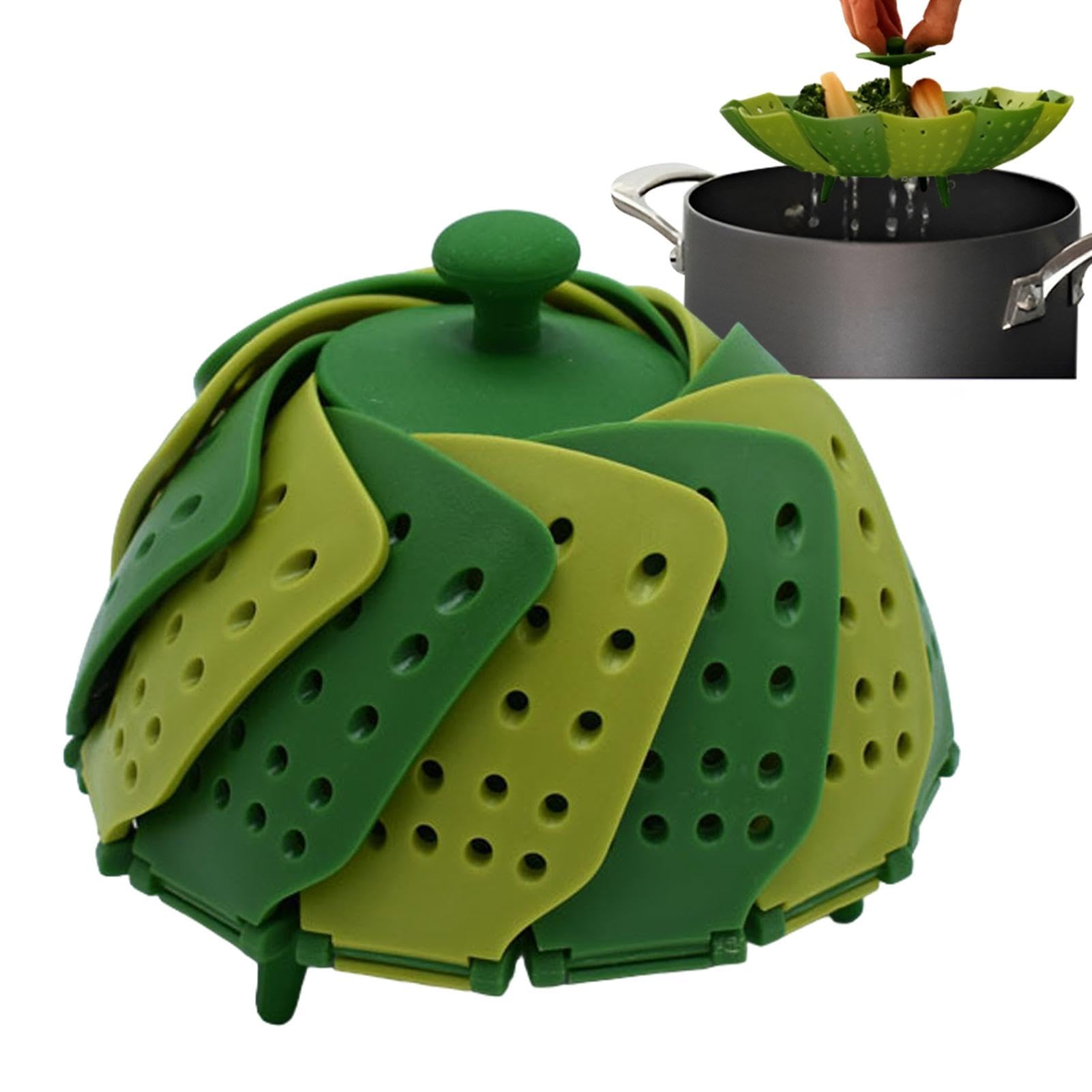 Cestello Per Vapore Pieghevole - Acciaio Inox 304, Regolabile, Per Verdure E Pesce - Foto 4