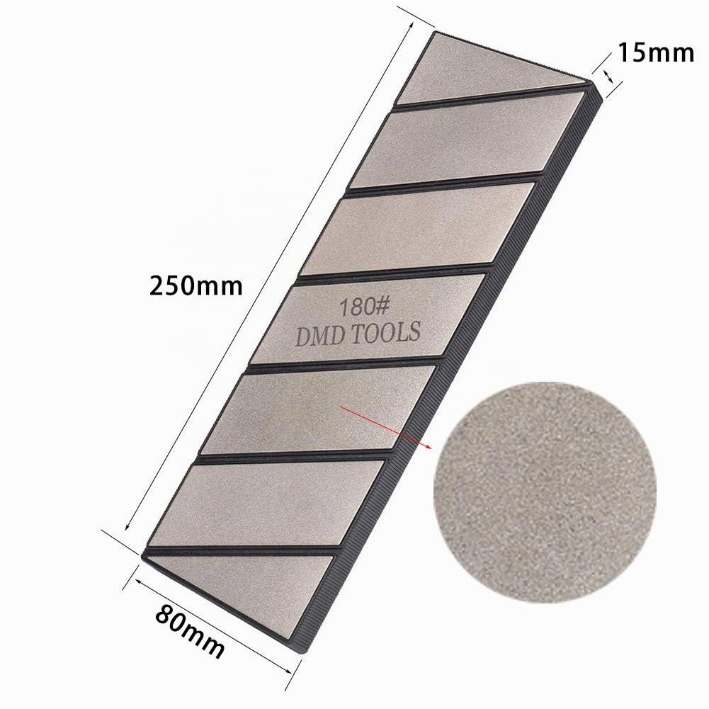 Diamant Affûtage Pierre Diamant Aplatissement Pierre Plaque de rodage Simple Face 180Grit Fixation Aplatisseur 254 × 79 × 15mm