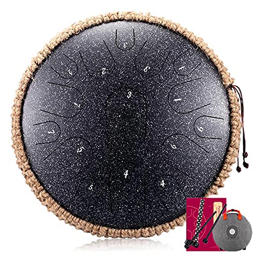 Tambour de la langue en acier pour yoga et méditation instrument de musique de camping