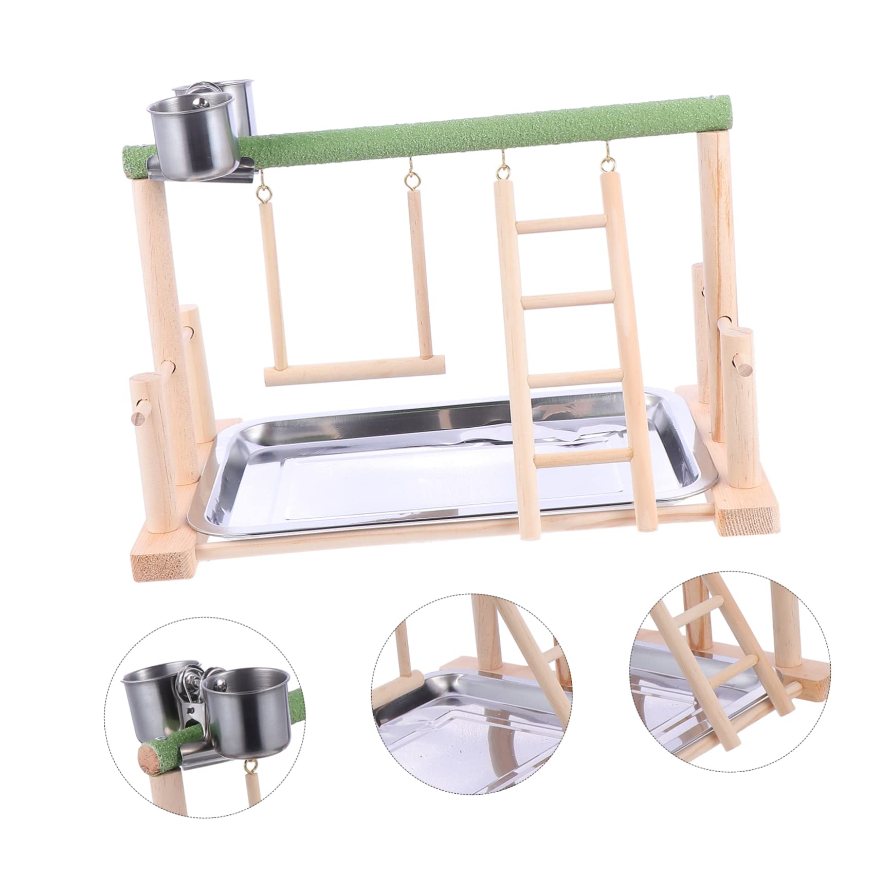 Toddmomy Plataforma De Juguetes para Pájaros Escalera De Madera para Pájaros Juguete para Hacer Ejercicio