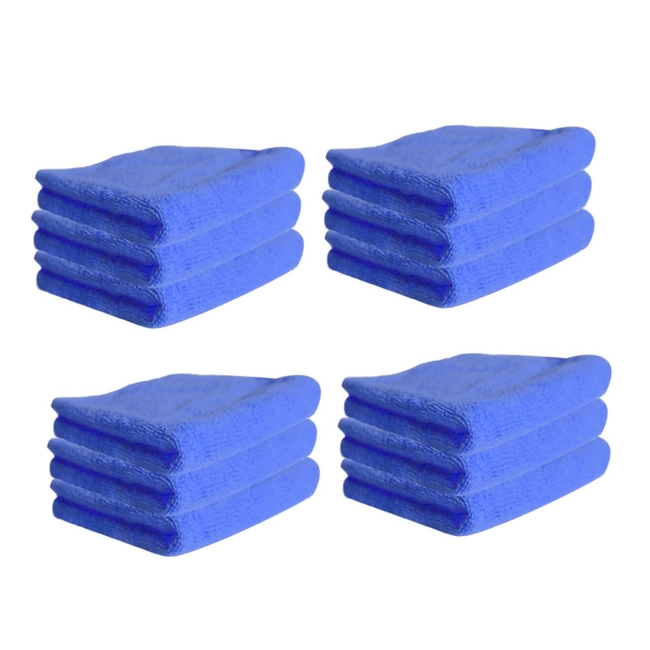 DECHOUS Mikrofaser Stück-Pack Küche Blau 12 Geschirrtuch für Haushalt