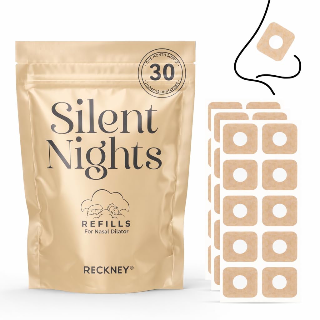 60PCS Magnetic Nose Strip Refill Tabs Pack, Compatible with Magnetic Nasal Dilator Strip Anti-Snoring Sleep Nasal Strips, Nose Magnets Anti-Snoring Equipment for Dialator