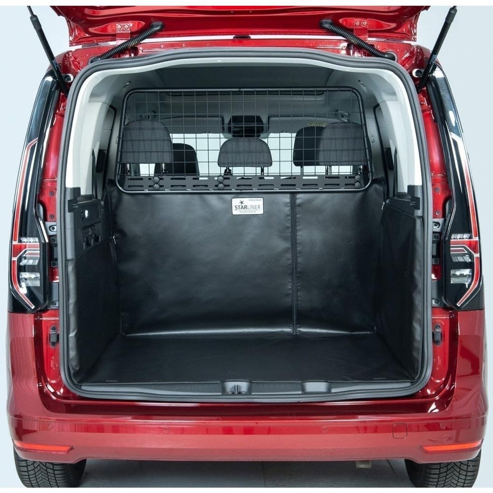 Kleinmetall Kofferraumwanne für VW Caddy V + Ford Tourneo Connect L1 (schwarz)