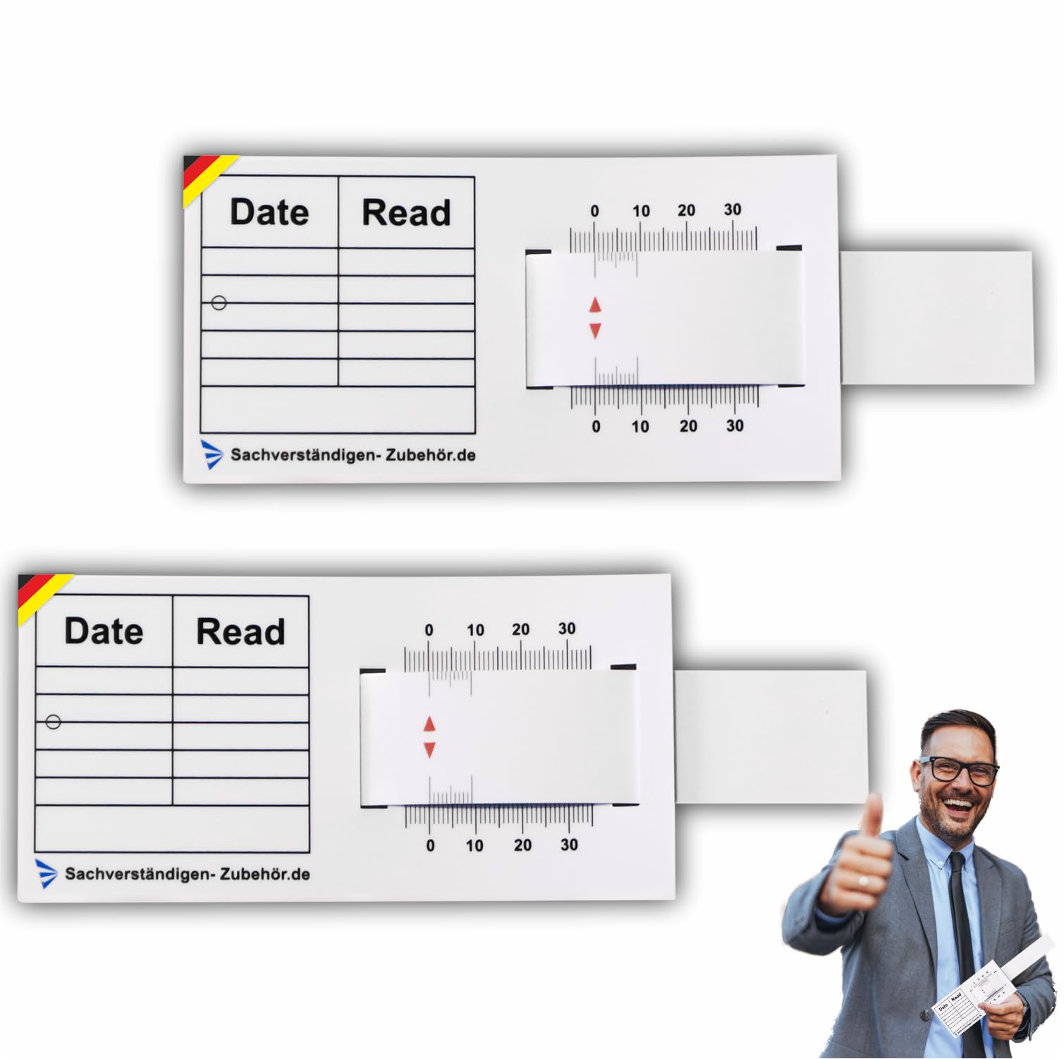 Expert Accessoires Crack Monitor | matériel d'expert | Règle d'écart et outils de mesure pour l'évaluation immobilière | Évaluation des dommages des bâtiments avec joints de dilatation