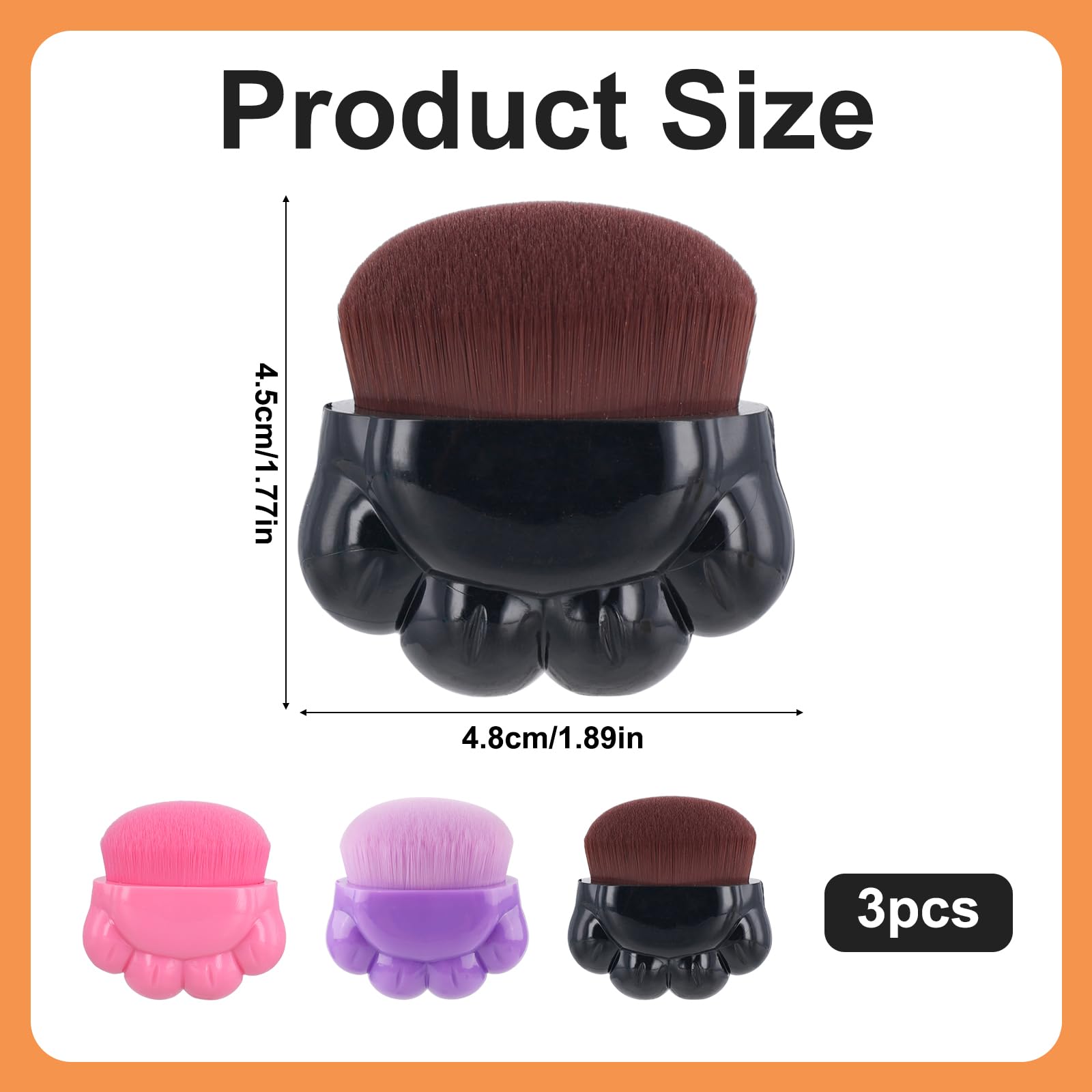 3pcs Dog Paw Balm Brush - Image 2