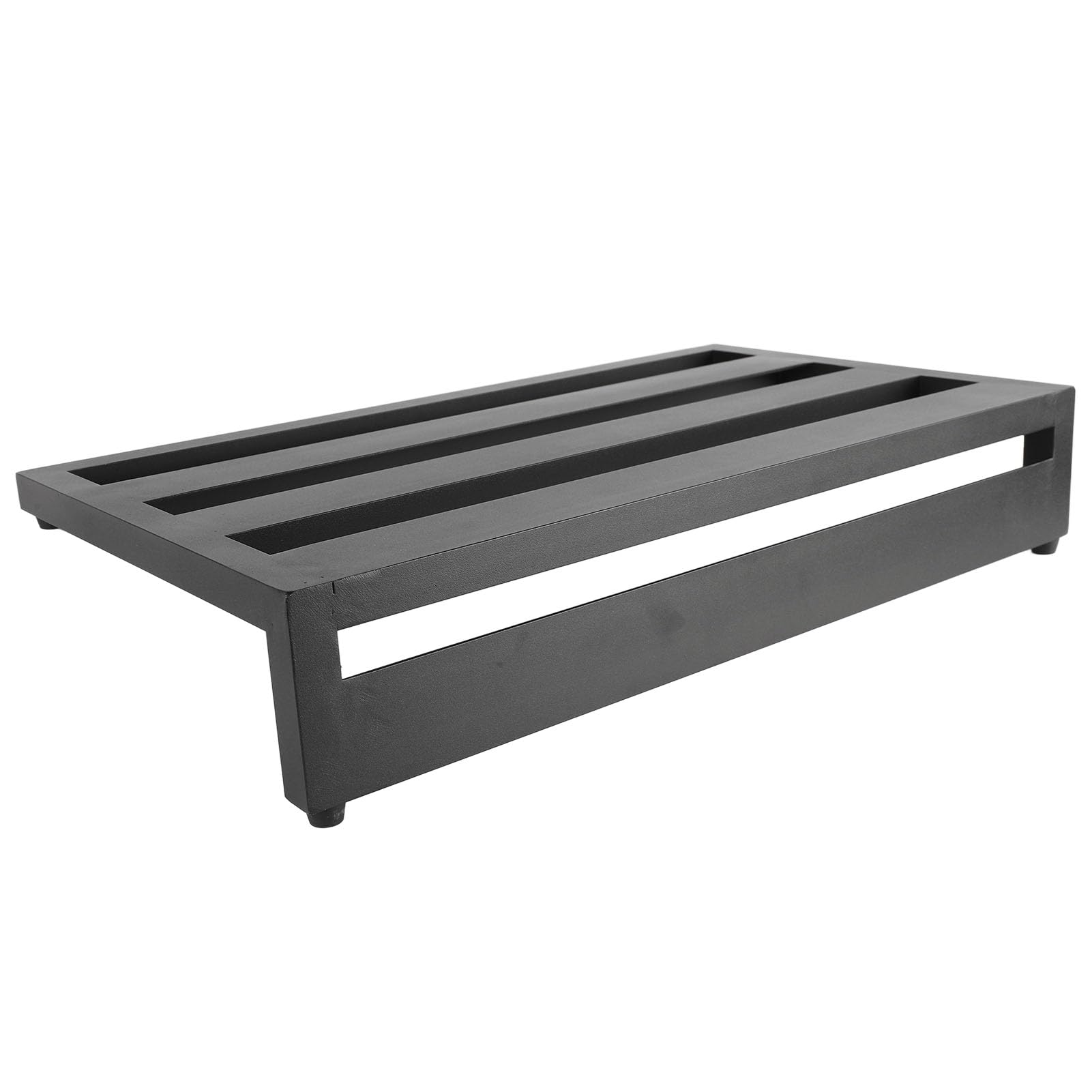 Fockety Gitarren-Pedalboard, Extra große Aluminiumlegierung Gitarreneffekt-Pedalboard, tragbares Gitarreneffekt-Pedalboard Instrumentenzubehör mit Tragetasche, Klettverschlüsse (PB 3)
