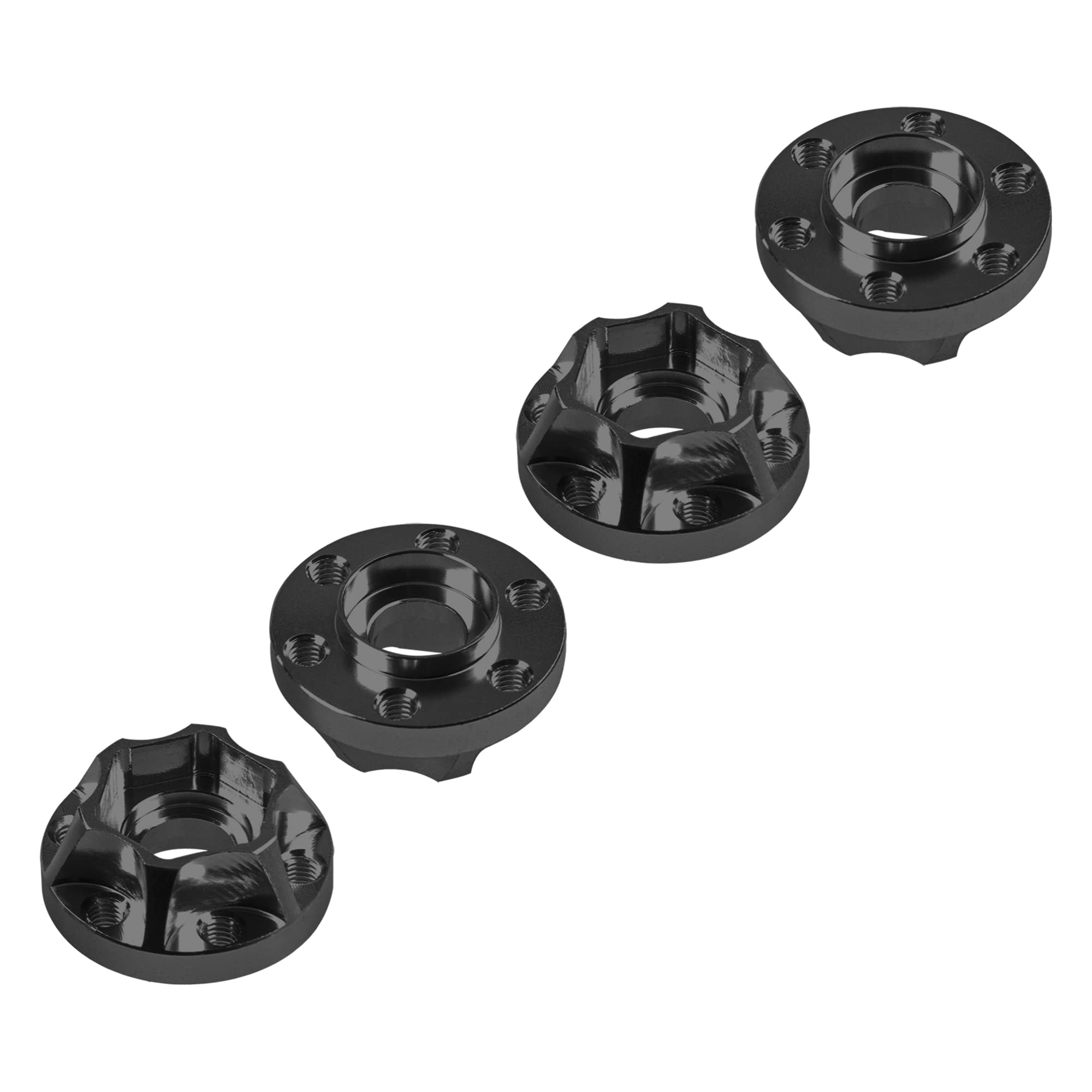 Adaptador Hexagonal De 12mm Para Coches RC – Extensión De Eje De Metal, Compatible Con D90, AX10, CC01, SCX10, Color Negro