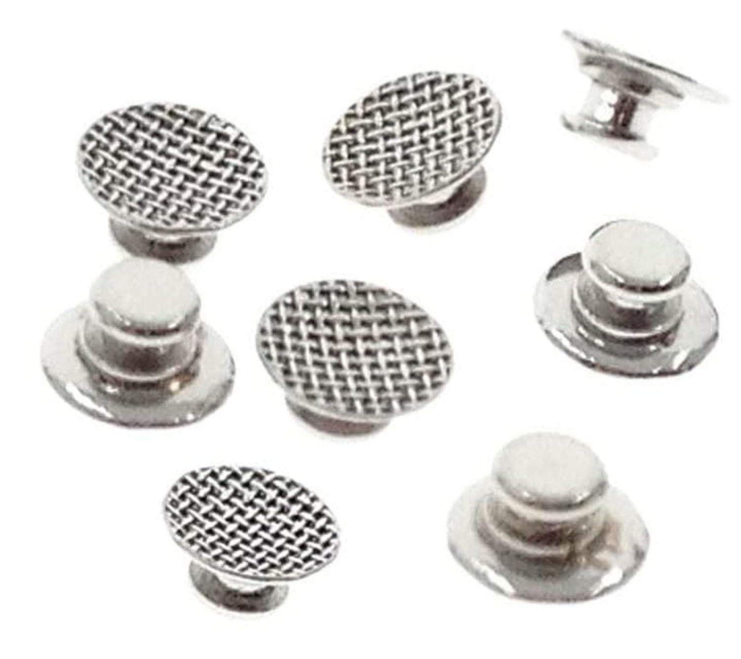 30 Pcs New Dental Lingual Buttons Round 80g Mesh Base Orthodontic Dental Materials Ortho Buttons (Round Button - 30 Pcs)
