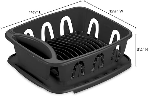 Miniatura 6 de Sterilite Juego de fregadero grande de 2 piezas, blanco, paquete de 6