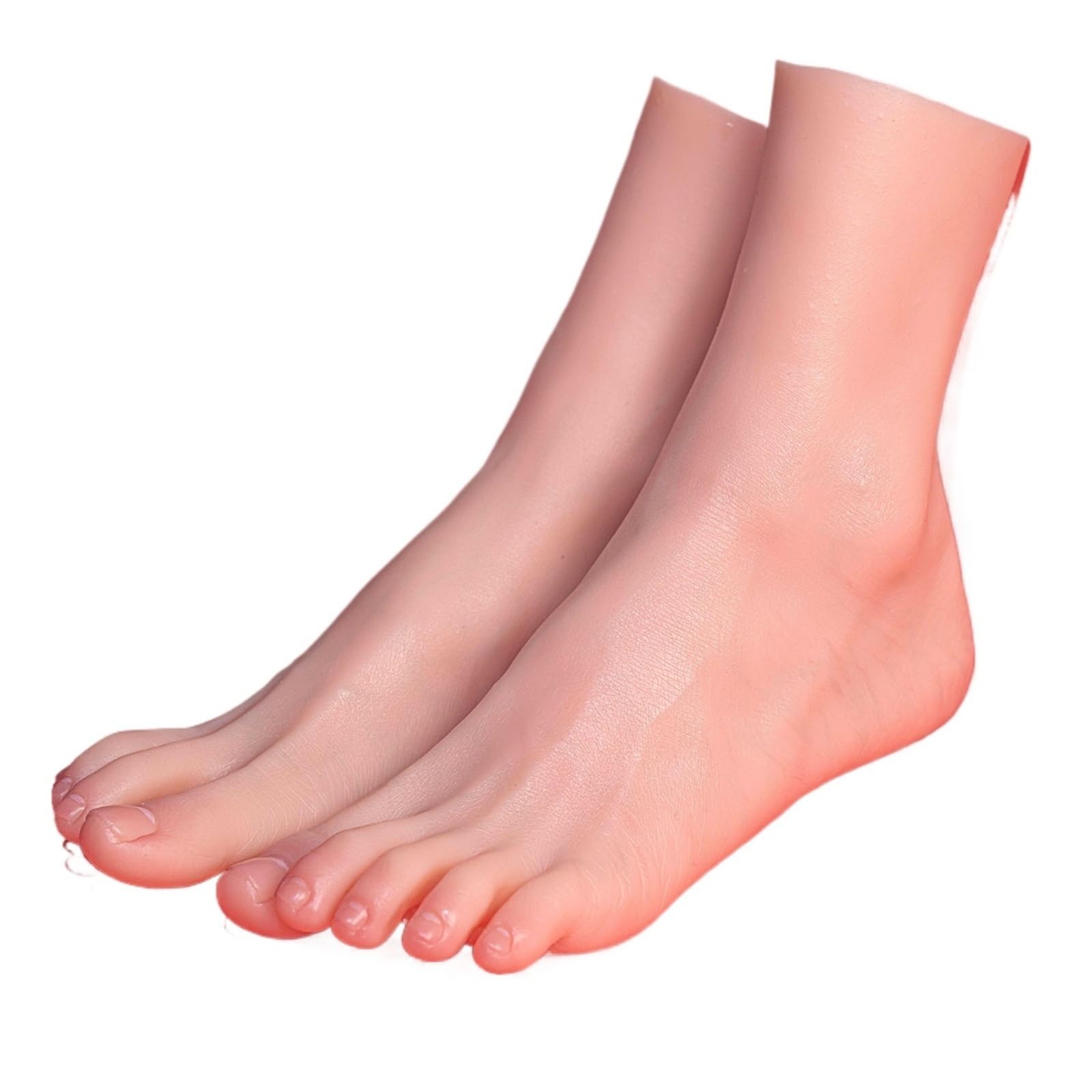 Kobieta silikonowy Model stopy dorosły seksowny manekin fetysz stóp strzelanie rekwizyty rysunek szkic skarpetki wyświetlacz szkic artystyczny ZHJ36A(Toes No Bone,Right 1pcs)