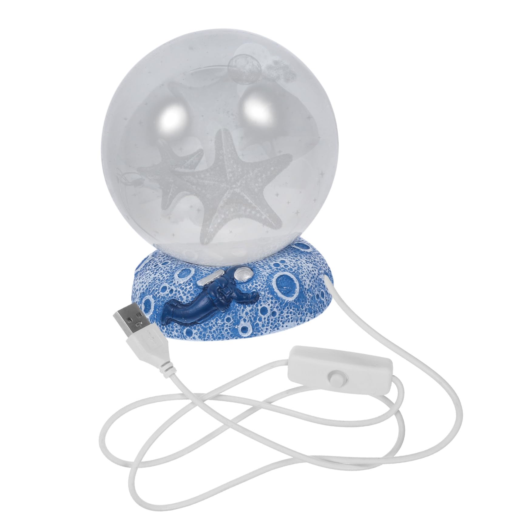 TEHAUX 3D Crystal Ball Night Light Led Ball Lamp Modern Night Light Home Decor
