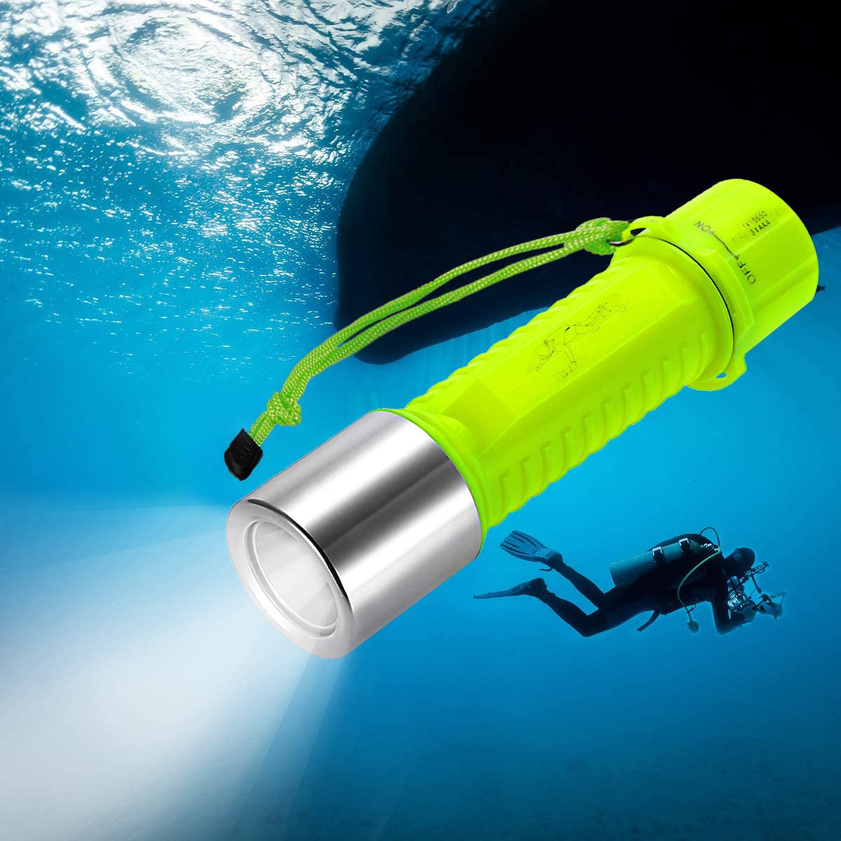 Torcia Subacquea 2000 Lumen - Ricaricabile, Impermeabile Fino A 80m Per Immersioni - Foto 10