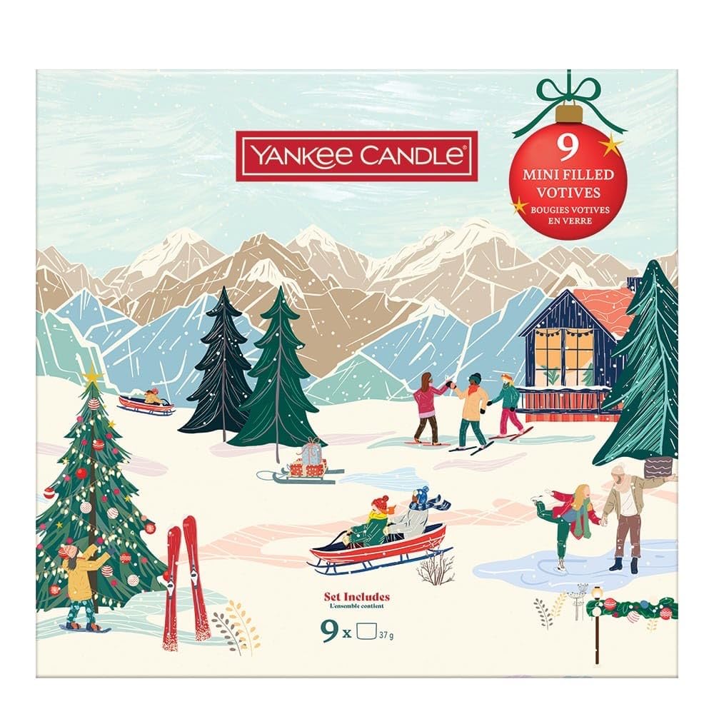 Yankee Candle Glasvotivkerzen Gift Set Après Ski