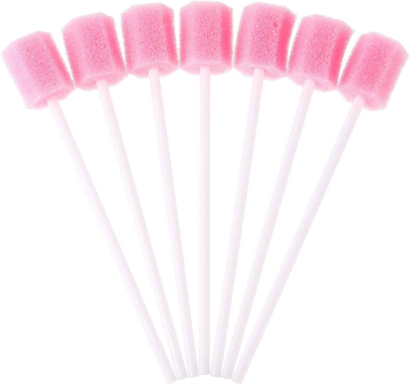 50PCS Sponge Swabs Disposable Mouth Cleaning Care Sponge Stick Sponge