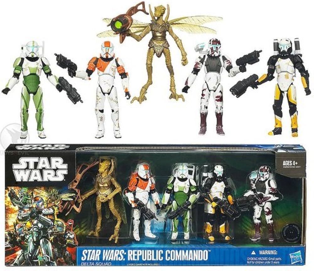 Buy Star Wars: Republic Commando Delta Squad Action Figure Set