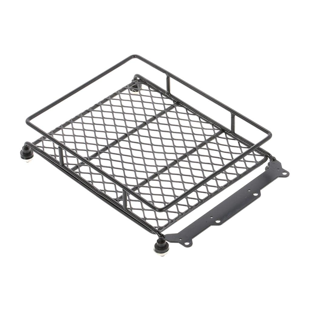 Enakshi (LABEL) Creations Metal Cargo Carrier Roof Luggage Rack Basket for RC 1/10 Model Car BlackToys & Hobbies|Radio Control & Control Line|Rc Model Vehicle Parts & Accs|Body Parts & Interior|Cars