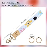 Vista 170 de Ecovision - Llavero con correa para llaves, llaveros de pulsera con 2 argollas para llaves para mujer