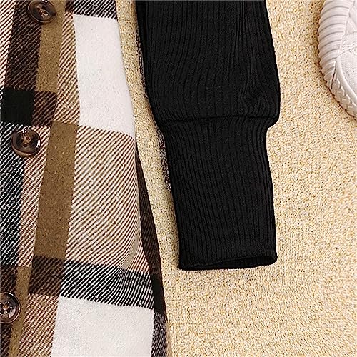 Long Frocks for Girls 4 Years Toddler Kids Child Girls Long Sleeve Ribbed Solid Tops Blouse Plaid Toddler Bunny Dress3