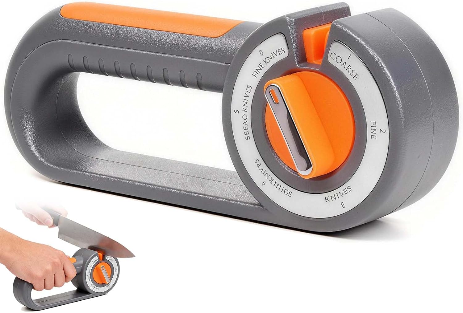 6-in-1 Knife Sharpener for Kitchen