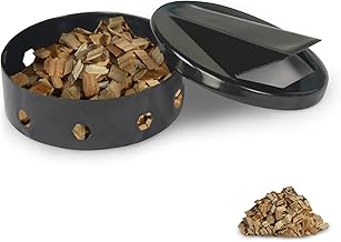 BBQ Smoker Box Steel Stainless BBQ Smoker Box for Grill Grilling Accessories for Barbecue Meat Smoking