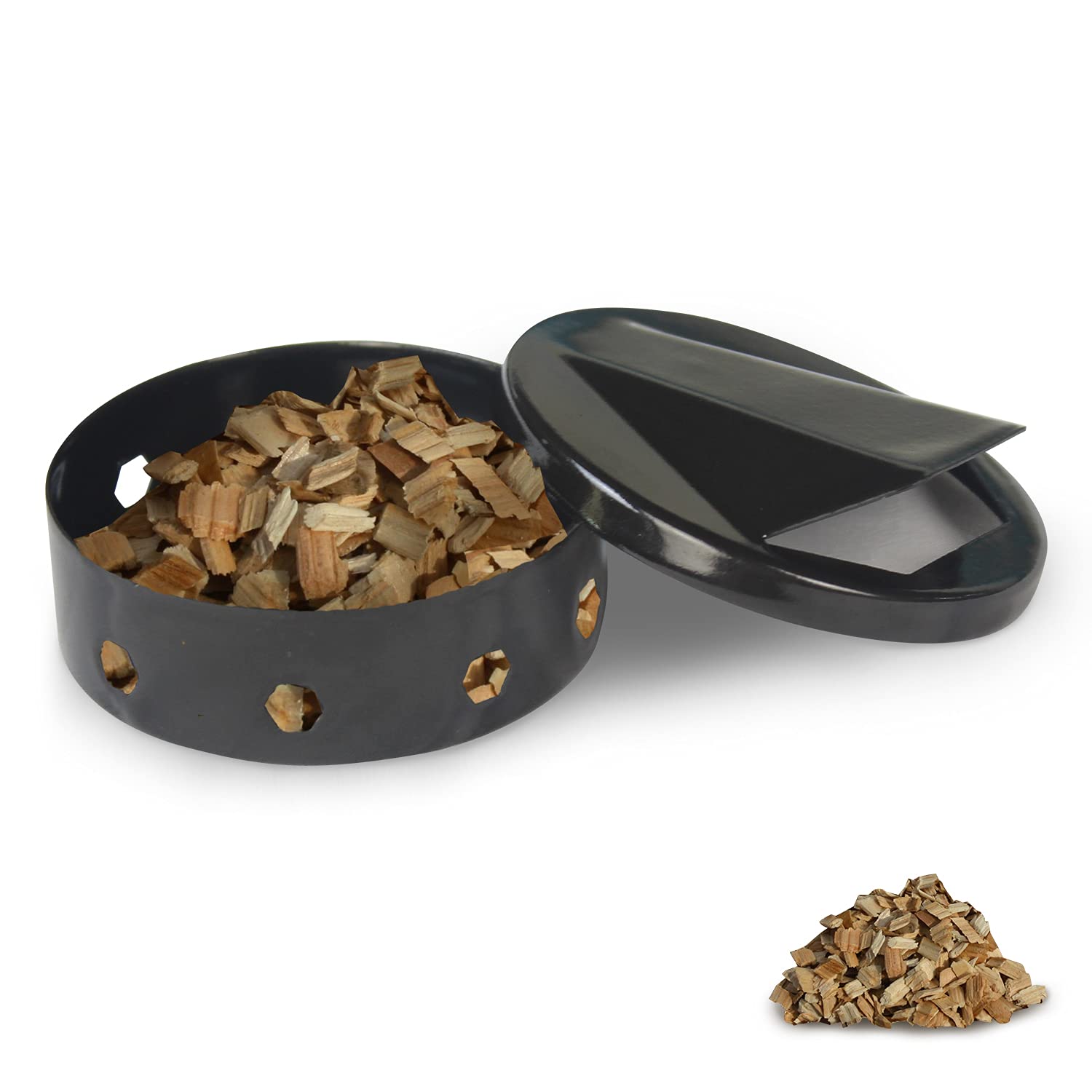 BBQ Smoker Box Steel Stainless BBQ Smoker Box for Grill Grilling