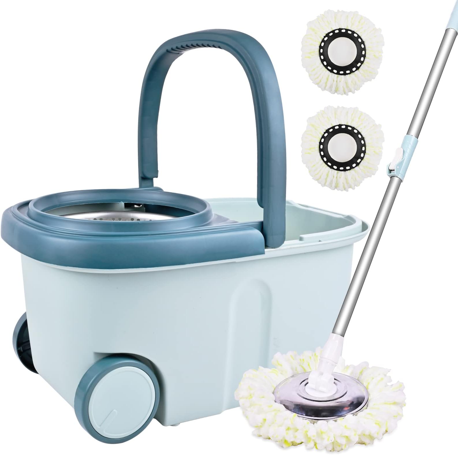 JML Whizz Mop Microfibre 360 Microfibre spinning mop with a 600 RPM