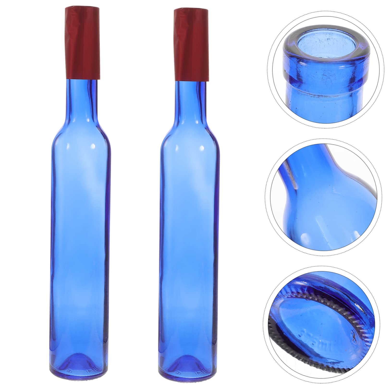 ワインボトル空瓶(デモボトル) Amazon｜KICHOUSE 2個ガラス製空ワインボトル 多機能 装飾用 飲料保存
