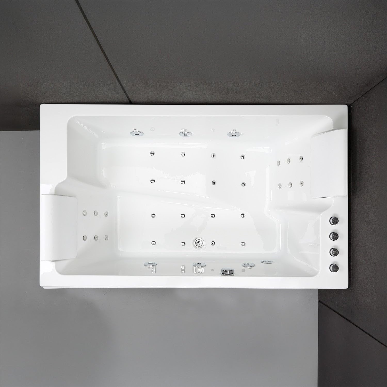 CETANA Duo Wave - Bañera de hidromasaje Doble L. 170 x l. 100 cm, by SPALINA