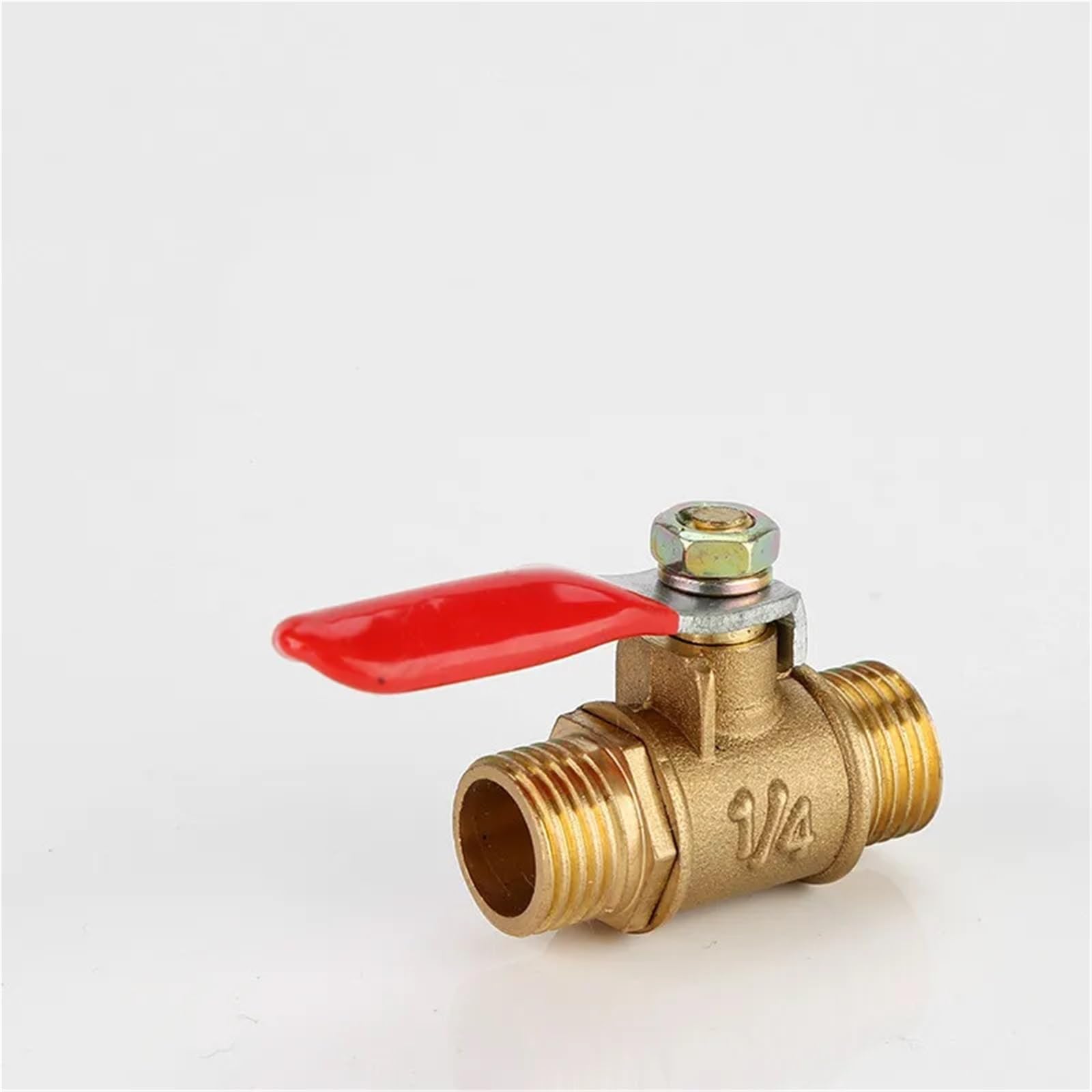 Złączki hydrauliczne męskie 1/4 "3/8" 1/2" męskie BSPT, pełne porty, mosiężny zawór kulowy, połączenie dwukierunkowe, powietrze, woda, gaz