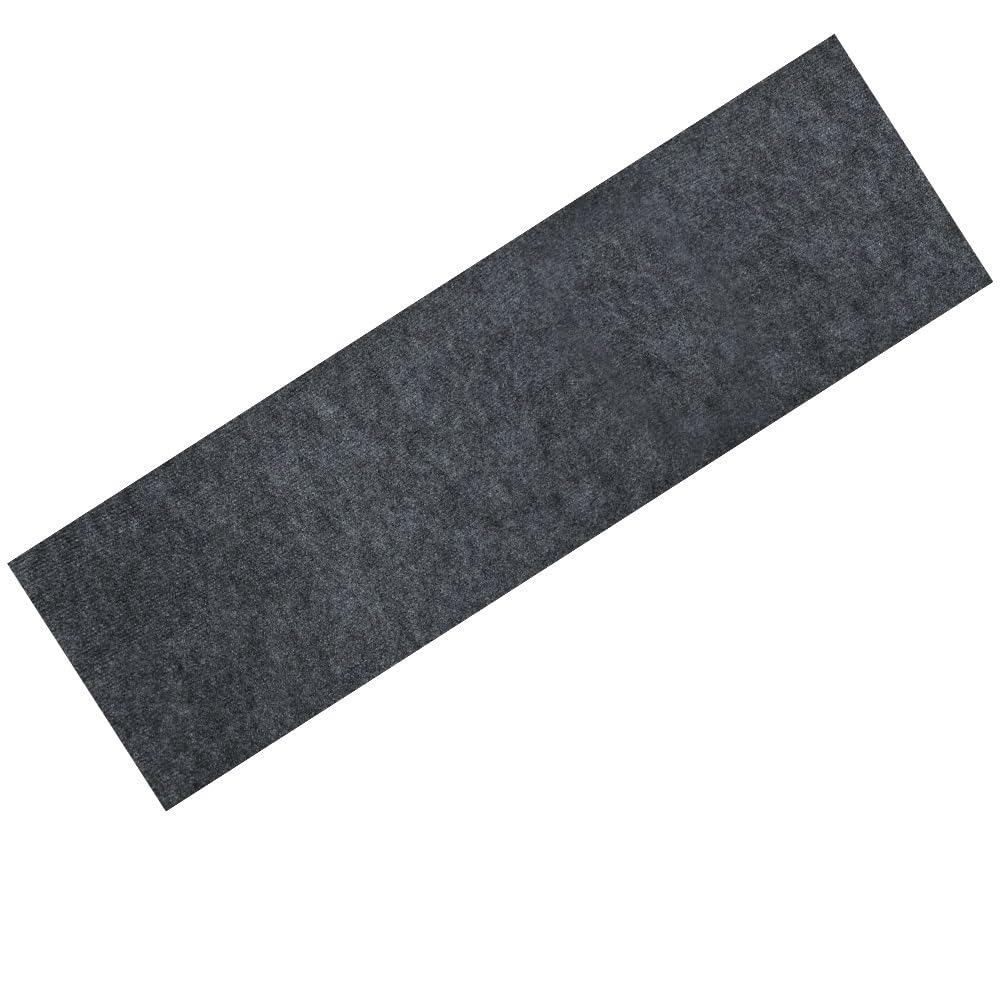Tappeto da cucina lavabile, passatoia da cucina, 40 x 200 cm, antiscivolo, assorbente, per cucina, corridoio, ingresso, soggiorno, lavanderia (grigio scuro)