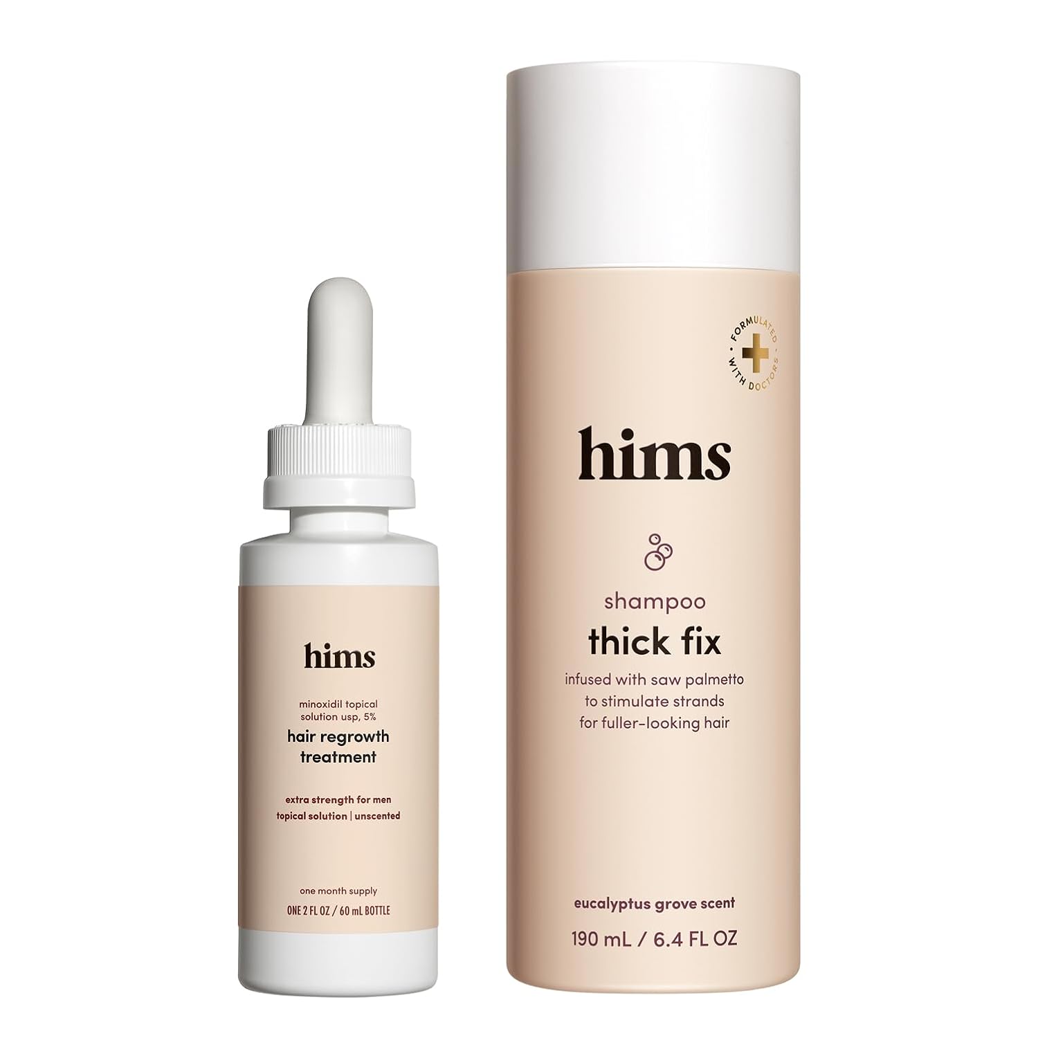 hims Thick Fix Shampoo & Minoxidil Treatment Serum