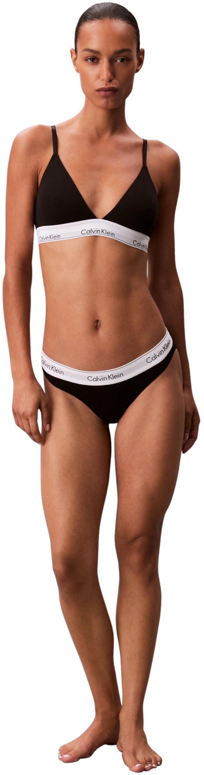 Calvin Klein Lightly Lined Triangle Lv00qf8498 Triángulo Mujer (Pack de 1)