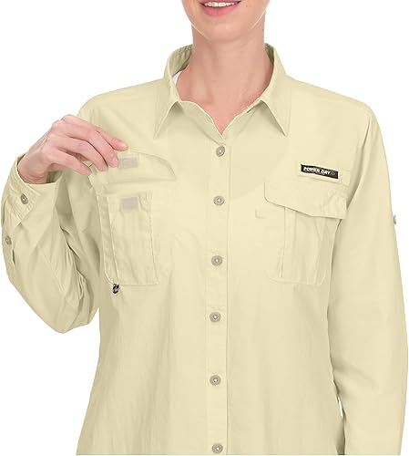 Miniatura 2 de Little Donkey Andy - Camisa de manga larga para mujer, diseño con protección ultravioleta FPU 50+, transpirable y de secado rápido, para pescar